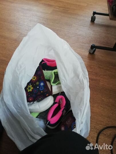 Мешок детской обуви для девочек