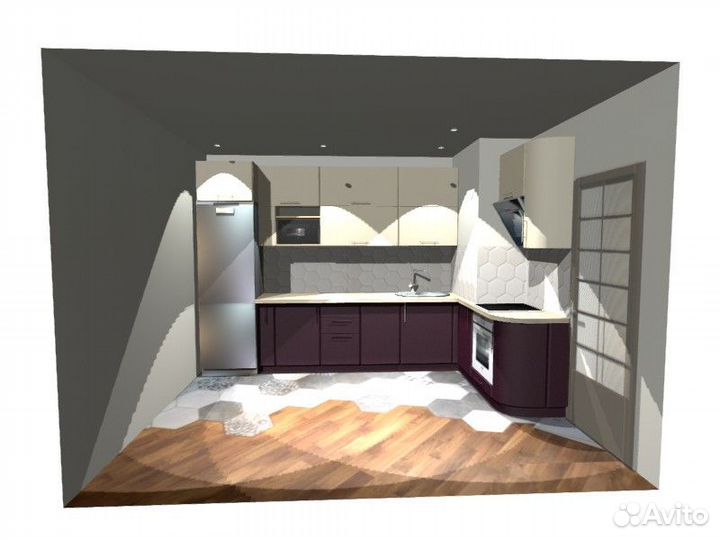 Кухни под заказ по индивидуальным размерам