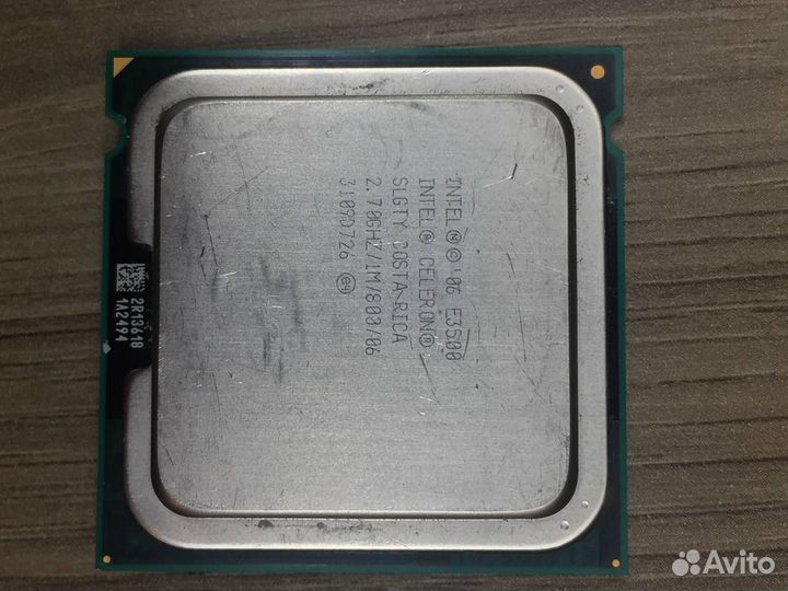 Процессор intel celeron E3500