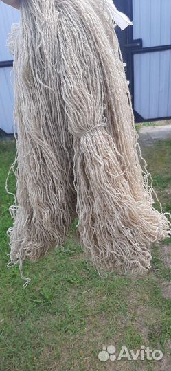 Шерсть овечья ручного прядения