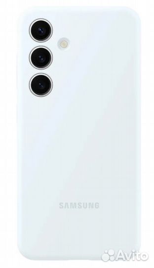 Чехол Silicone Case для Samsung S24 белый