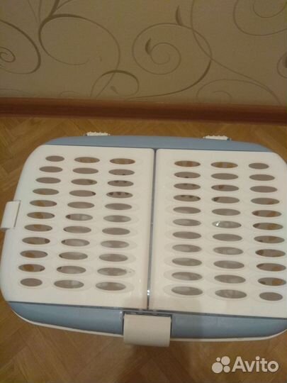 Переноска для кошек пластиковая бу