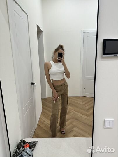 Брюки карго stradivarius