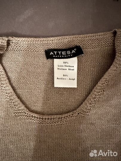 Attesa желетка, кофта для беременных меринос