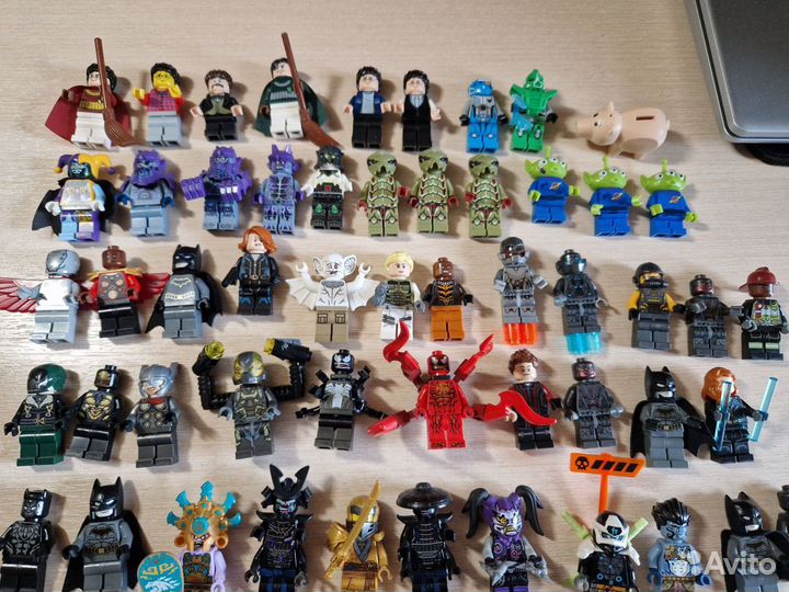 Lego минифигурки Marvel,Ninjago, Nexo Knights