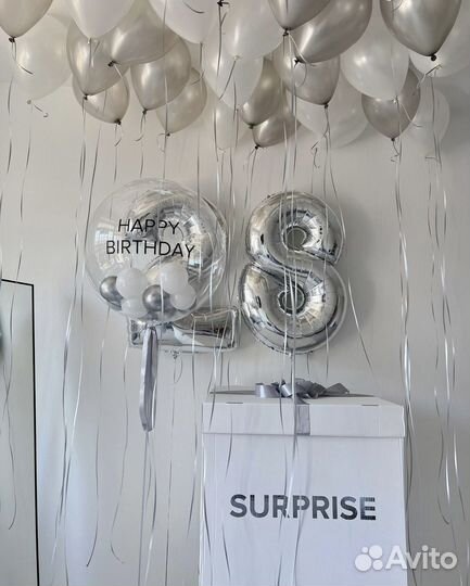 Воздушные шары, гелиевые шары, фотозона, выписка