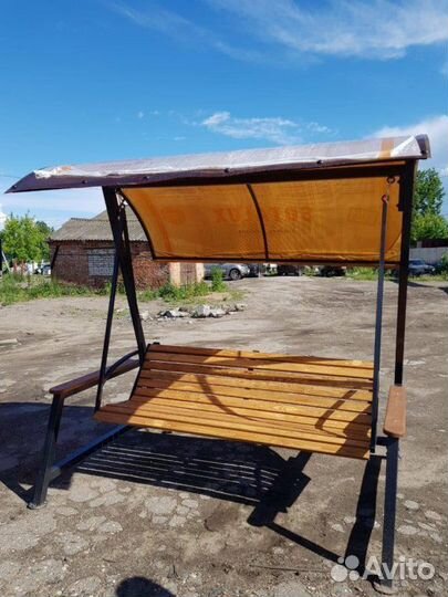 Садовые качели лофт