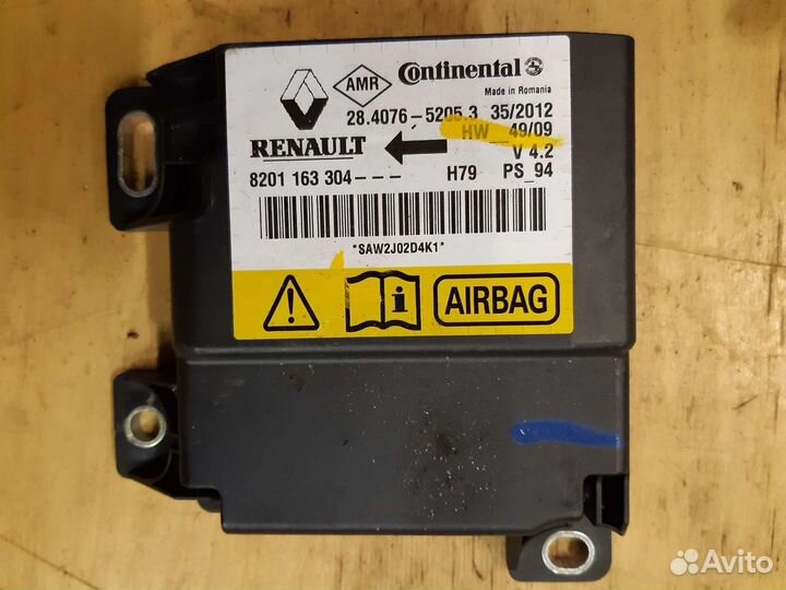 Блок Airbag Renault Duster