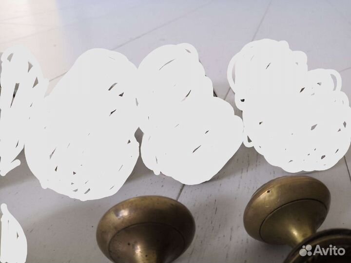 Ручки дверные латунь