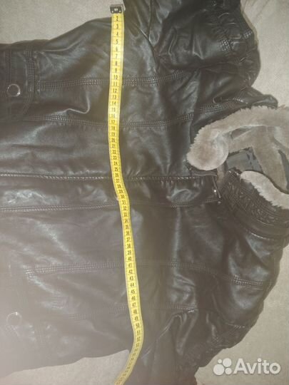 Куртка кожанная, 52 размер - 54 размер