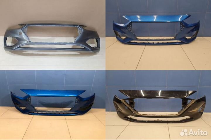 Бампер передний Hyundai Solaris 2017
