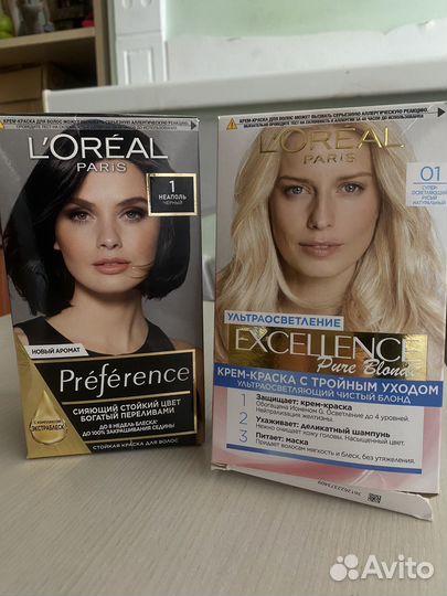 Краска для волос черный блонд loreal