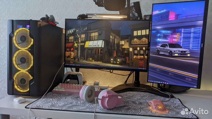 Игровой компьютер+мониторы(r7 5700x rx5700xt 32gb)
