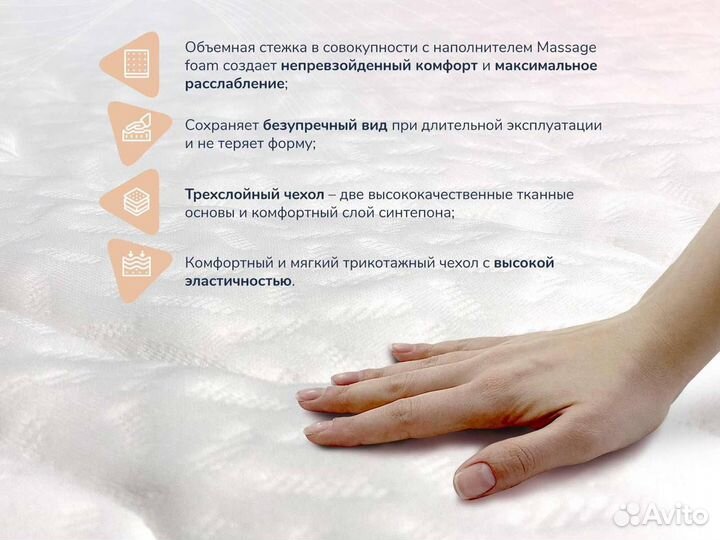 Матрас 200*200 ортопедический