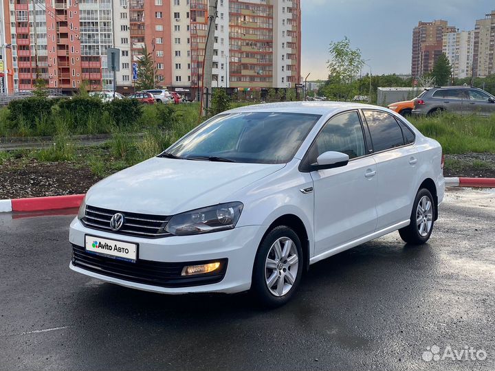 Volkswagen Polo 1.6 AT, 2016, 174 000 км