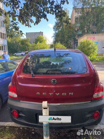 SsangYong Actyon 2.0 AT, 2007, битый, 138 000 км