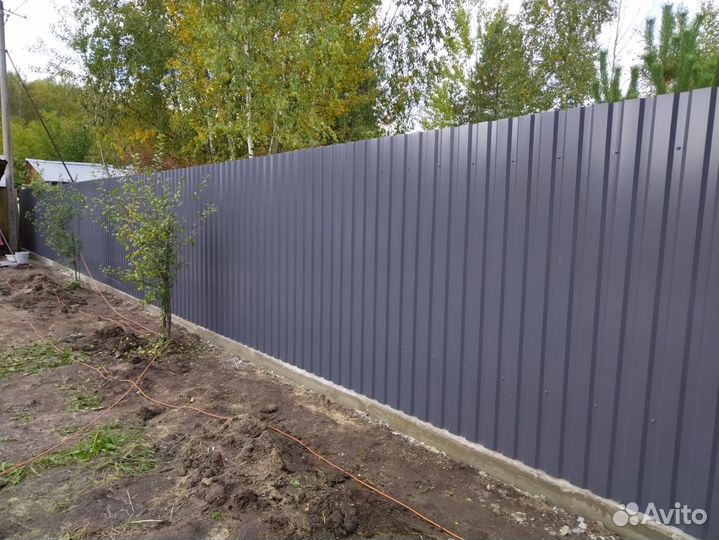 Надёжный заборы под ключ от производителя