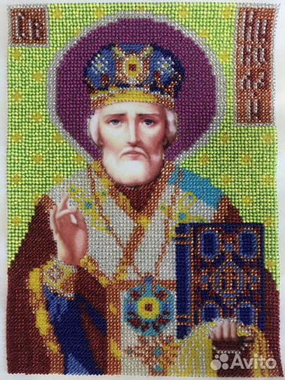 Картина вышитая бисером