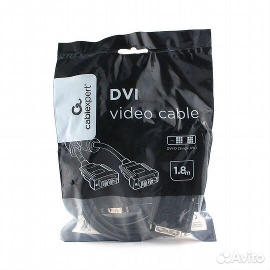 Кабель DVI-D single link Cablexpert CC-dvil-BK-6