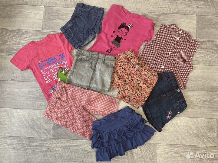 Детская одежда на девочку пакетом 98-104