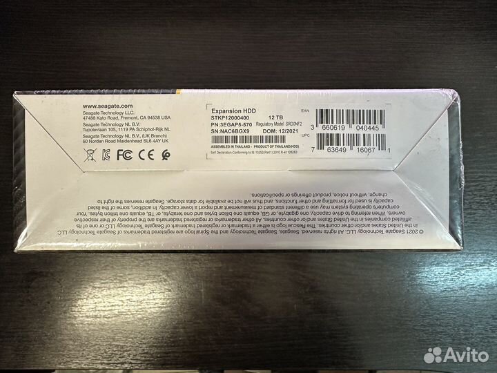 Seagate 12tb Новый HDD