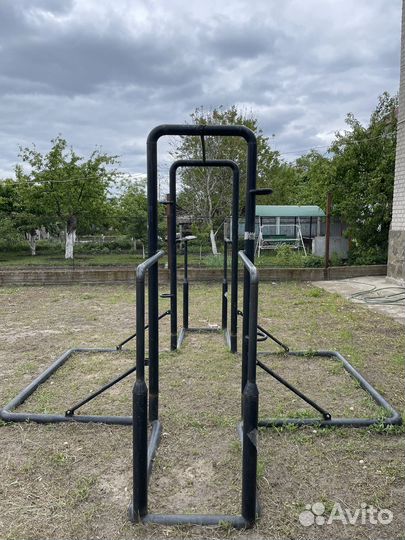 Турник и брусья напольные