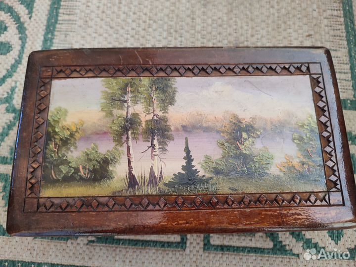 Шкатулка деревянная СССР