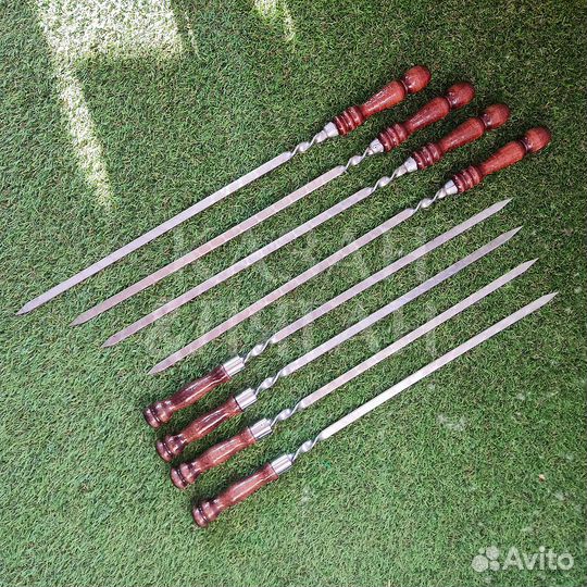 Шампуры с деревянной ручкой