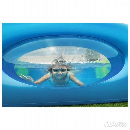 Бассейн детский 168 х 168 х 56 см, с окошками