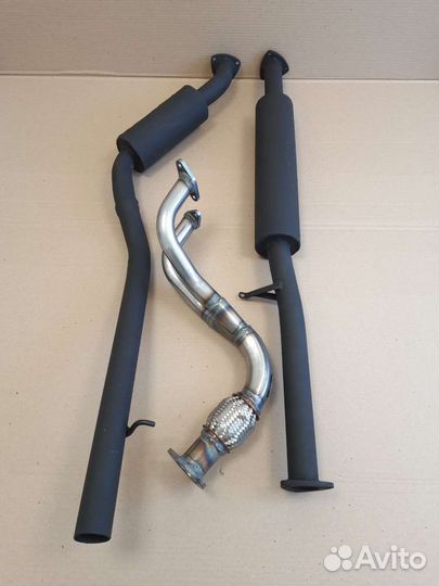 Выхлопная тюнинг система на Ока