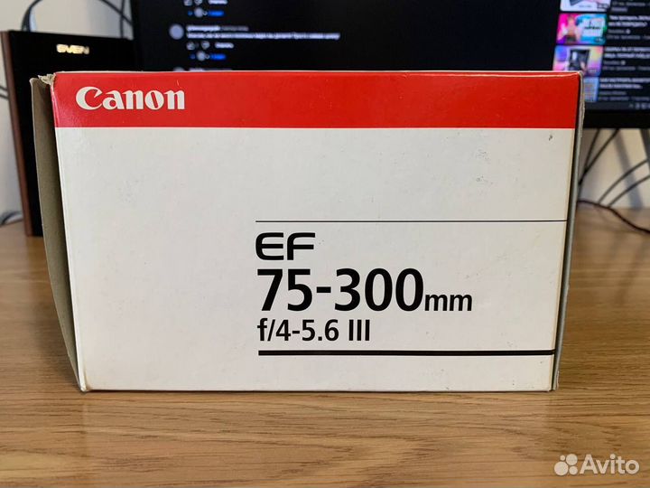 Объектив Объектив Canon EF 75-300mm F4.0-5.6 III