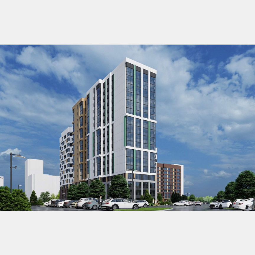 3-к. квартира, 88,4 м², 4/15 эт.