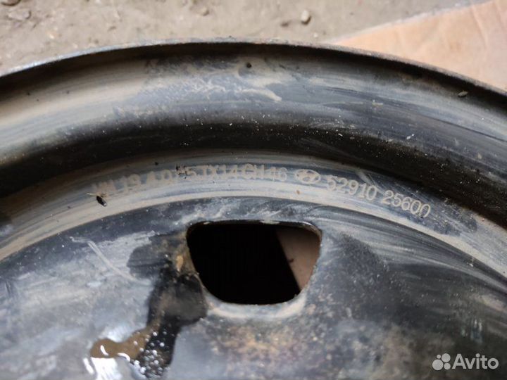 Диск штампованный R14 Hyundai Accent 1999-2012