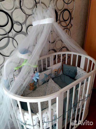 Комплект в детскую кроватку бортики