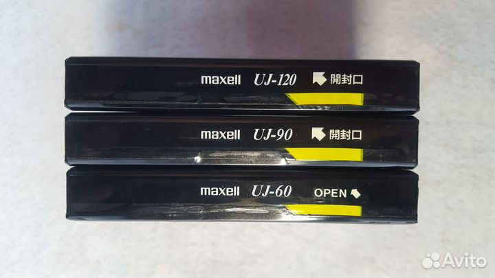 Аудиокассеты maxell UJ 60,90,120 в коллекцию