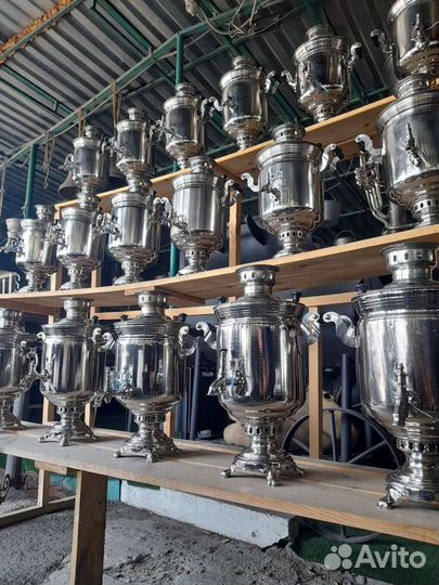 Самовар 5 литров Тула на углях