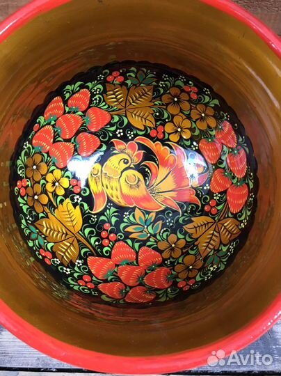 Чашка деревянная (берево липа ) с роспистю