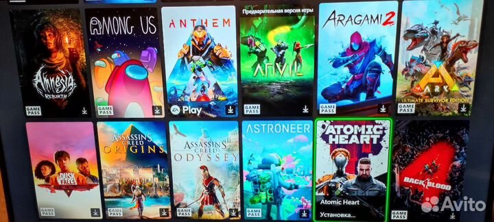 Xbox One S 1TB., 411 игр +Atomic Heart, Hello N2