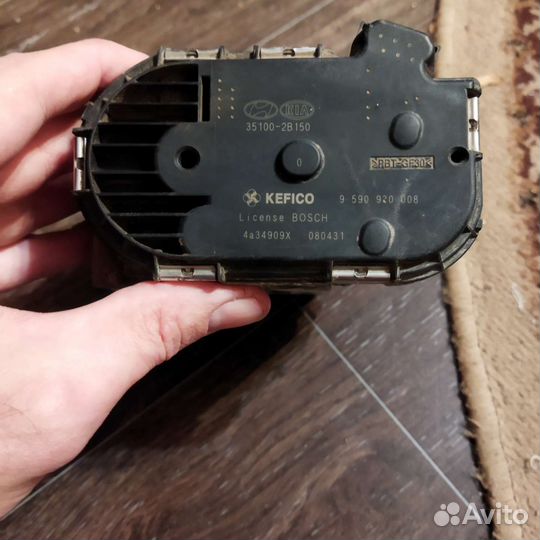 Дросельная заслонка киа Рио