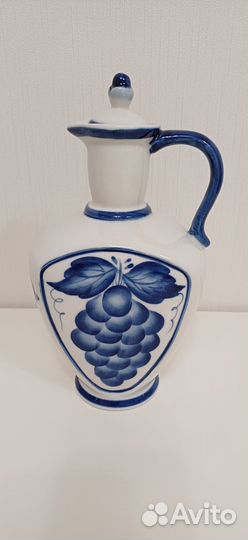 Гжель новый кувшин графин и стопки