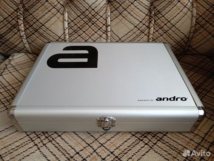 Алюминиевый чехол для настольного тенниса Andro