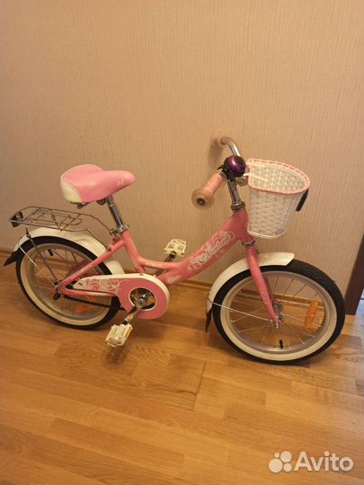 Велосипед детский Novatrack, цвет: розовый, 16