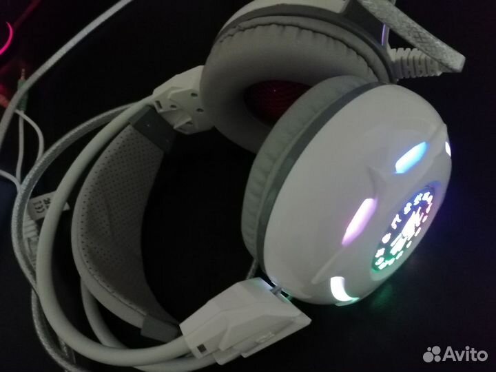 Проводные наушники A4Tech Bloody G300 белые