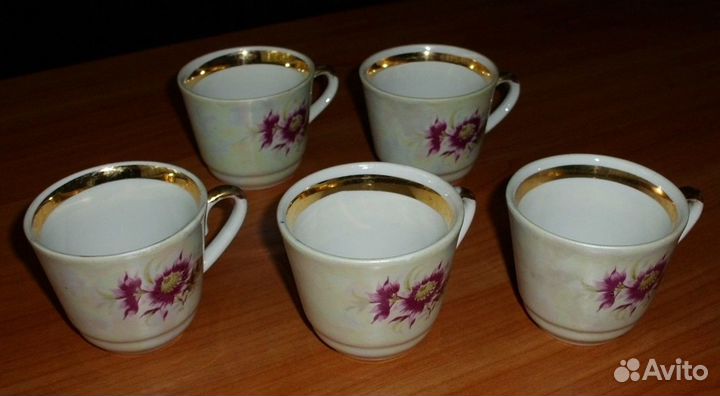 Сервиз кофейный Городницкий фарфор СССР