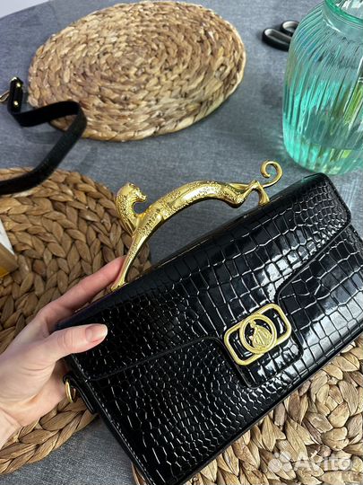 Клатч сумка с кошкой, пантера