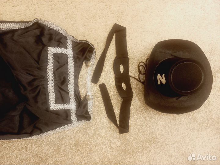 Новогодний костюм для мальчика - Зорро,рост 116