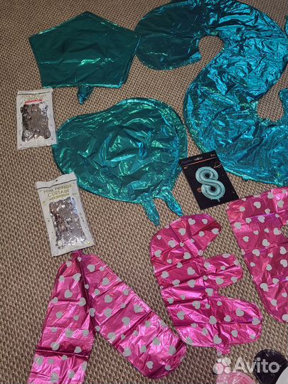 Фольгированные шары,цифры, буквы