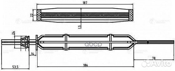 Осушитель кондиционера Opel Astra H (04) (LCD