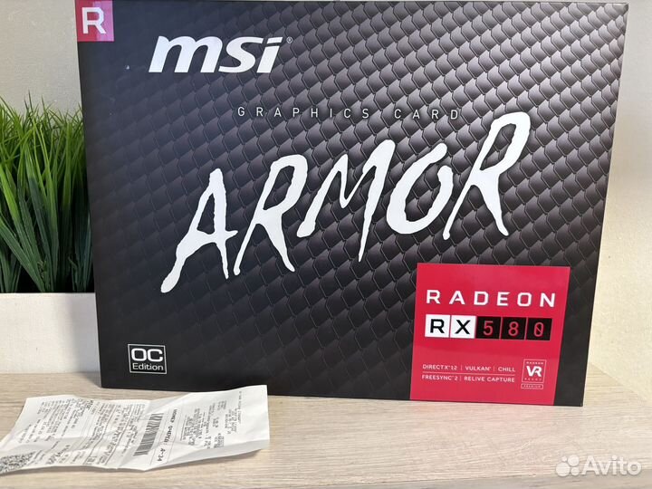 Msi Rx 580 8gb на гарантии