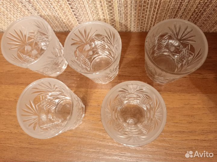 Гусь хрустальный стопки